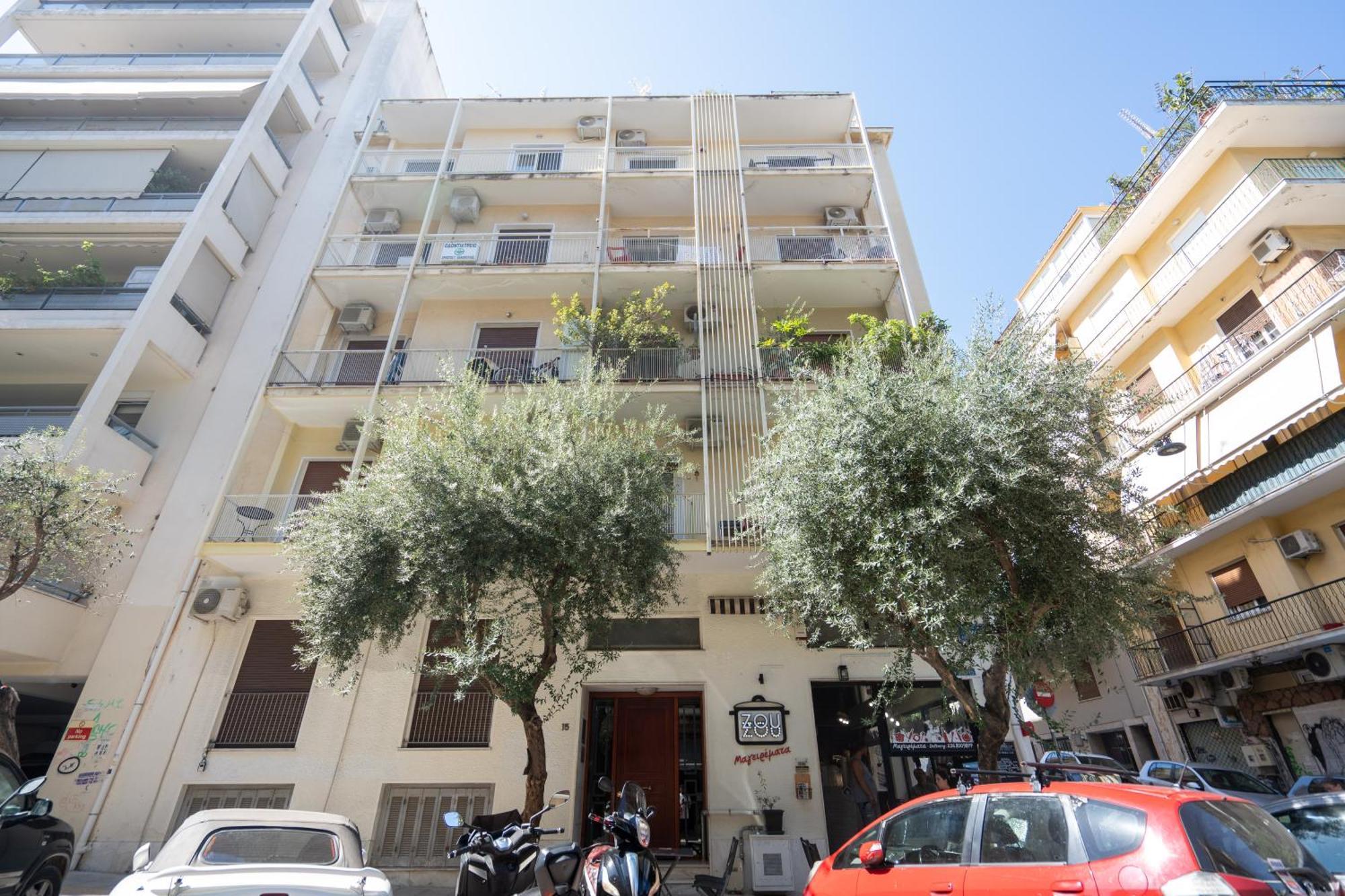Sophisticated Modern Apt In Athens Center Exterior foto